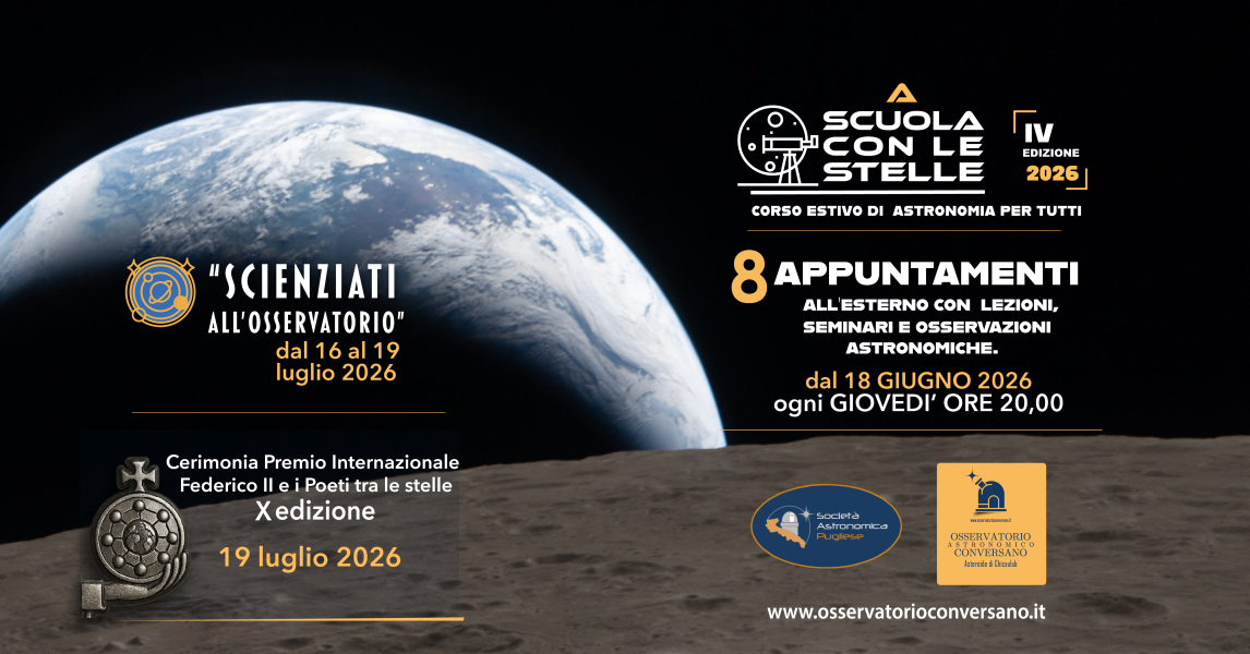 A Scuola con le stelle 2026 dal 18 giugno a Conversano