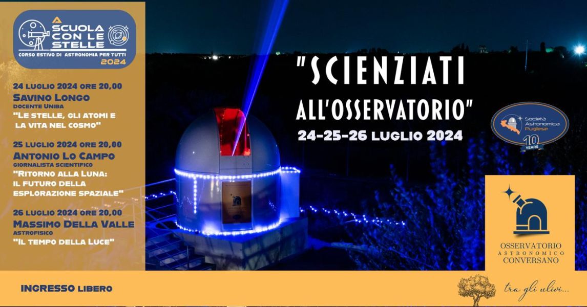 Scienziati all'Osservatorio.